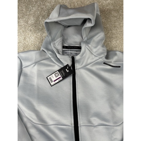 Puma Other - Puma X Porsche Design Hoodie Swear Jacket In Frozen Gray 629479-05 Size XXL